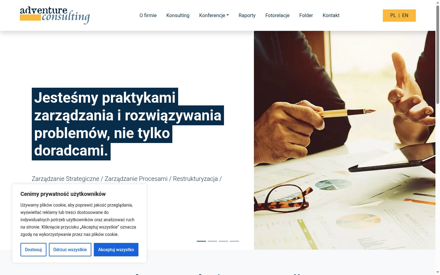 Sutikimo reklamjuostės, rodytos prieš bet kokią sąveiką, ekrano kopija