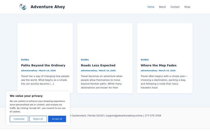 Screenshot of adventureahoy.online