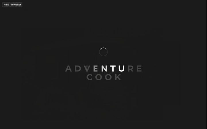 Skærmbillede af adventurecook.nl