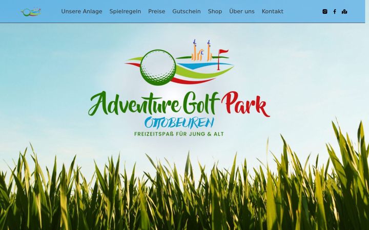 Screenshot von adventuregolf-ottobeuren.de