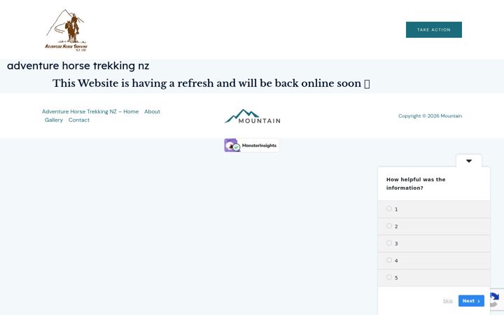 Screenshot του adventurehorsetrekking.co.nz