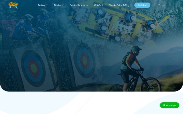 Zrzut ekranu adventureland.it