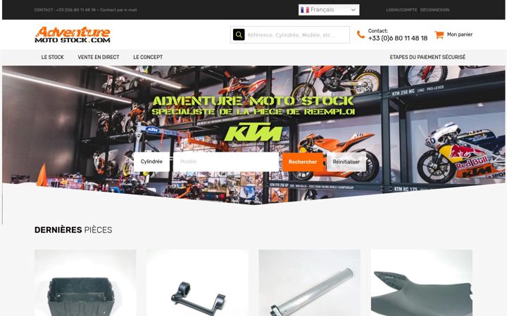 Snímek obrazovky adventuremotostock.com