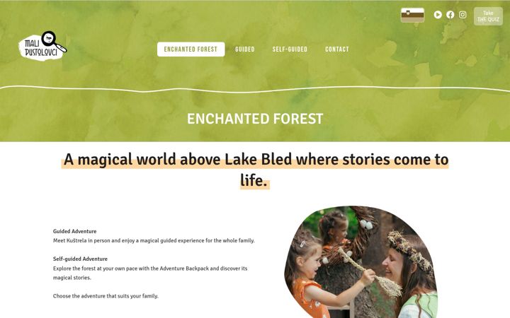 Zrzut ekranu adventureparkbled.com