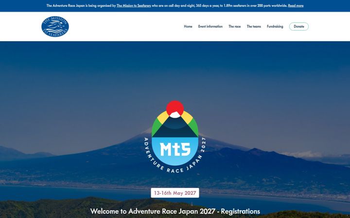 Zrzut ekranu adventureracejapan.org