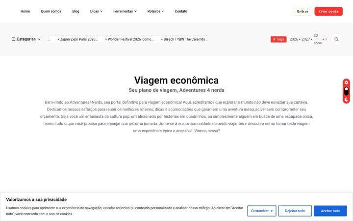 Képernyőkép: adventures4nerds.com