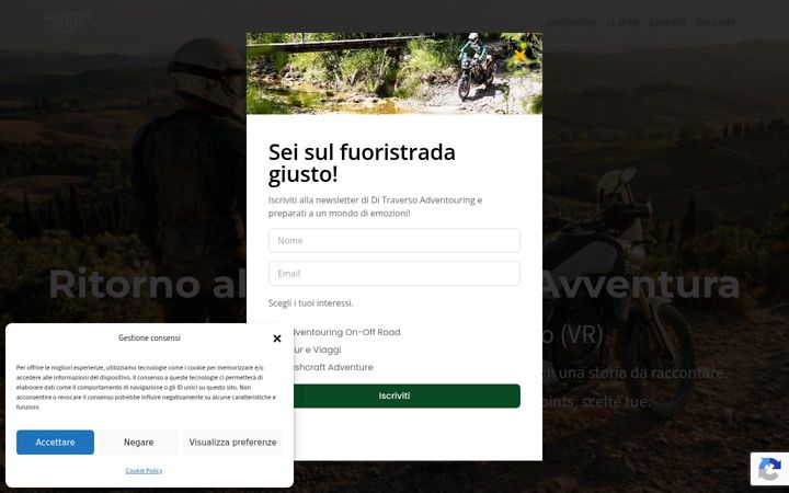 Screenshot of adventureseekers.it