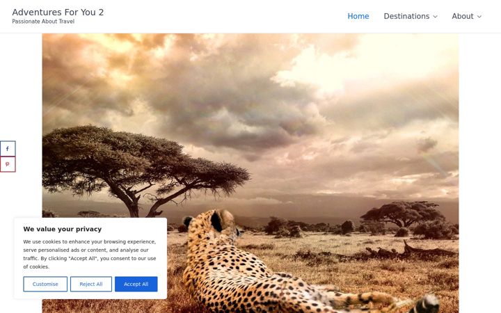 Screenshot of adventuresforyou2.com