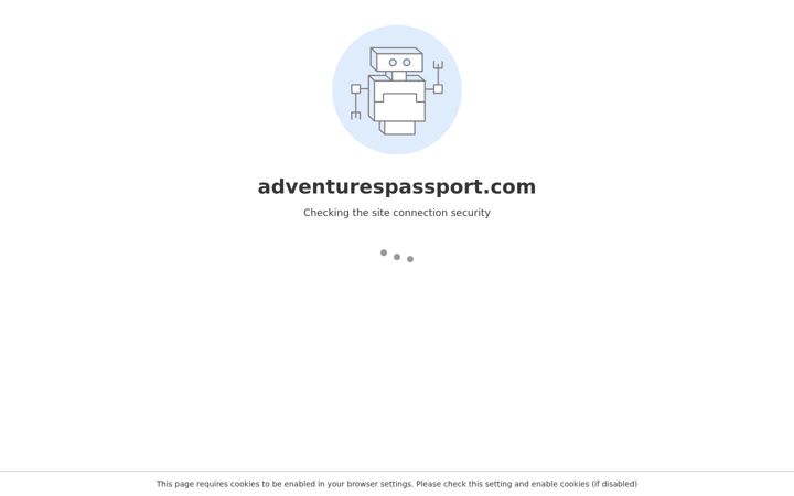 Screenshot of adventurespassport.com