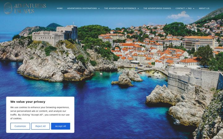 Képernyőkép: adventuressescapes.com