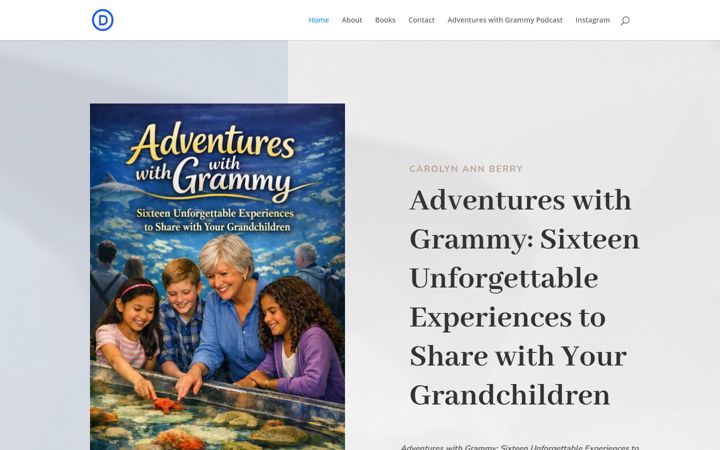 Screenshot of adventureswithgrammy.com