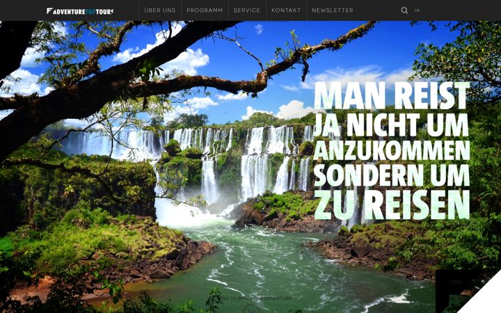 Screenshot of adventuretoptours.com