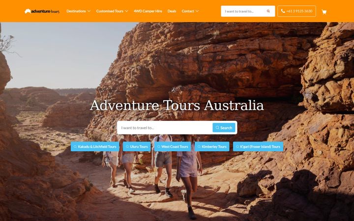 Képernyőkép: adventuretours.com.au