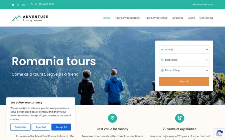 Képernyőkép: adventuretransylvania.com