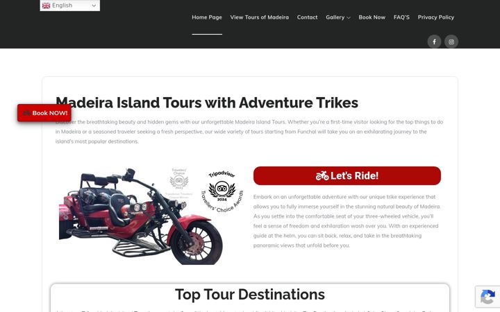 Képernyőkép: adventuretrikes.com
