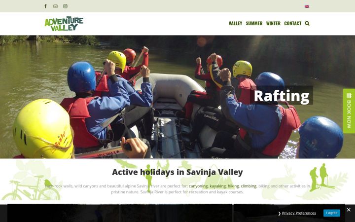 Képernyőkép: adventurevalley.si