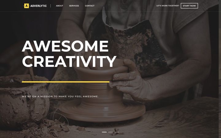 Screenshot of adverlytic.com