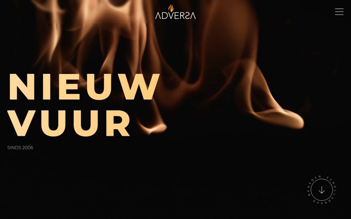 Skærmbillede af adversa.nl