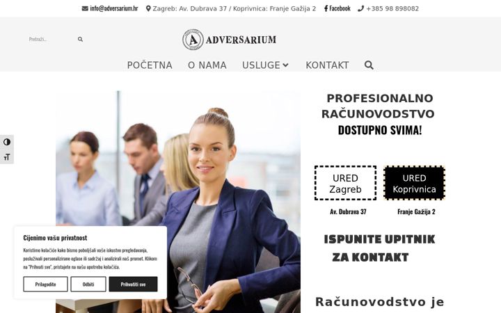 Snímek obrazovky adversarium.hr
