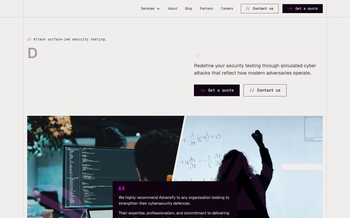 Screenshot of adversify.co.uk