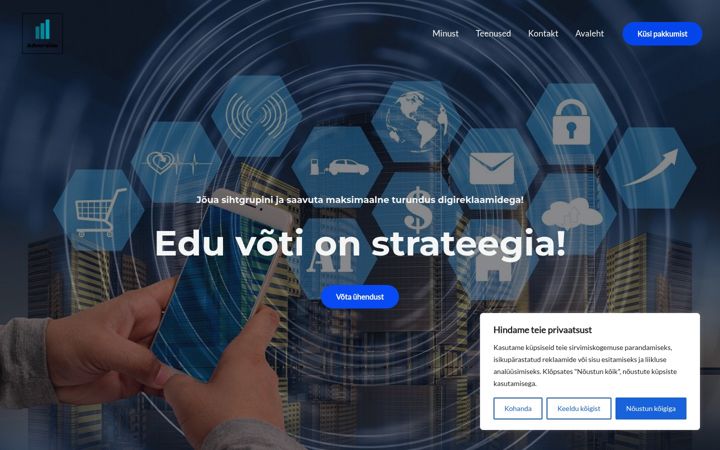 Screenshot of adversion.ee