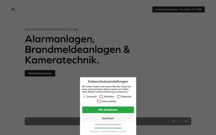 Screenshot of adversus-security.de