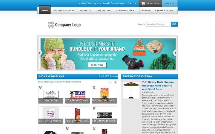 Screenshot ta' adverteconline.com