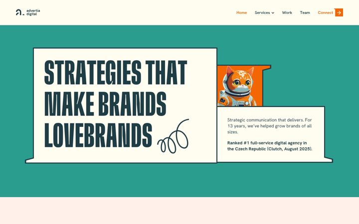 Screenshot of advertia.cz