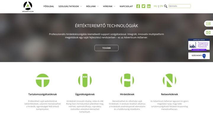 Screenshot of adverticum.net