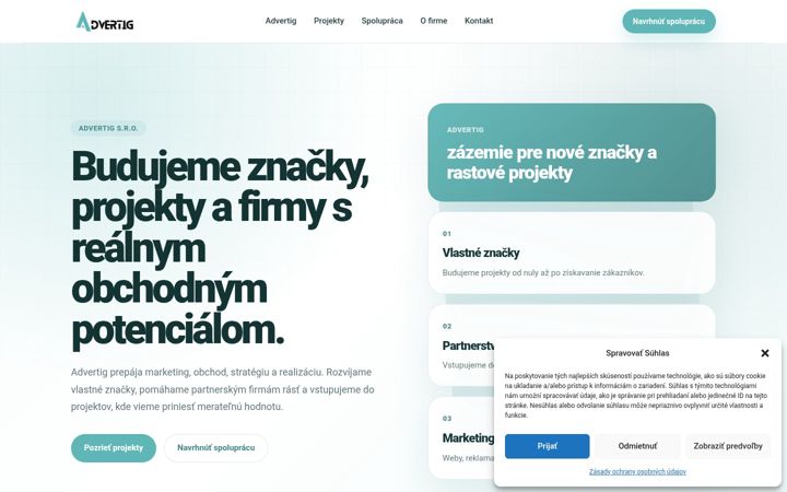 Screenshot ta' advertig.com