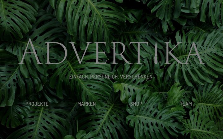 Screenshot ta' advertika.de