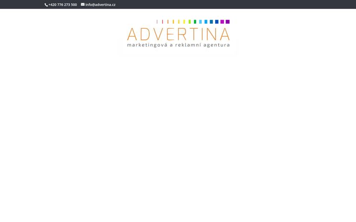 Screenshot von advertina.cz
