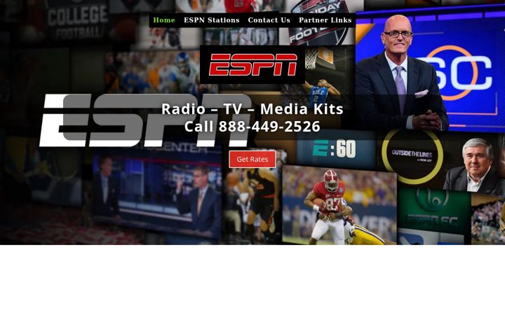 Screenshot ta' advertiseonespn.com
