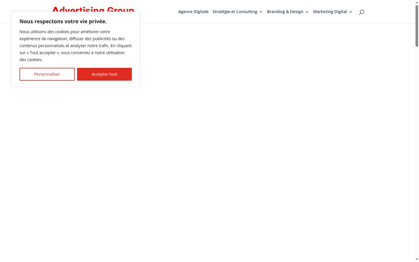 Screenshot tal-banner tal-kunsens muri qabel kwalunkwe interazzjoni