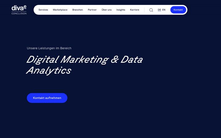 Screenshot of advertising.de