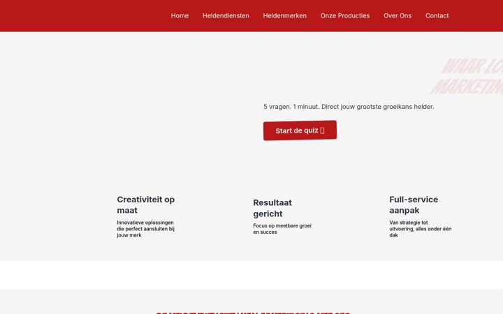 Screenshot ta' advertisingheroes.com