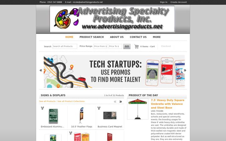 Zrzut ekranu advertisingproducts.net
