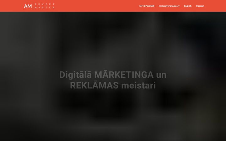 Screenshot of advertmaster.lv