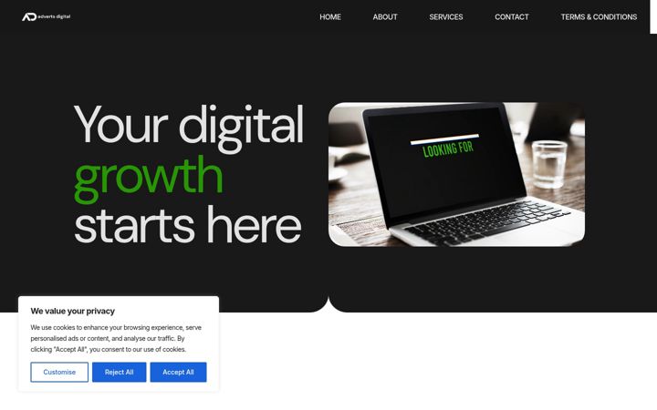 Screenshot του advertsdigital.net
