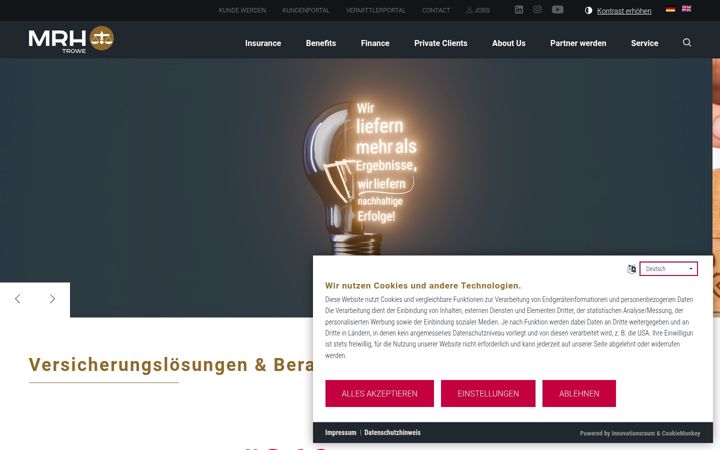 Screenshot of advertum.de