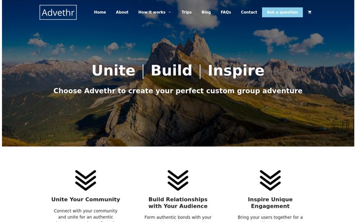 Screenshot of advethr.com