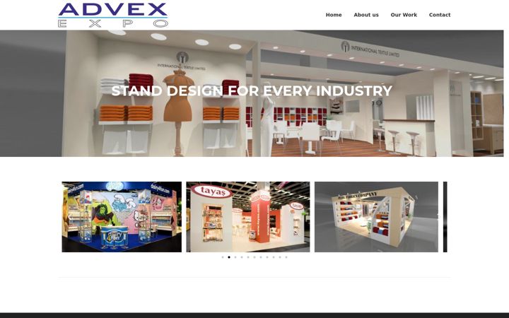 Screenshot of advexexpo.com