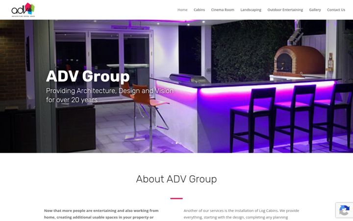 Screenshot of advgroup.co.uk