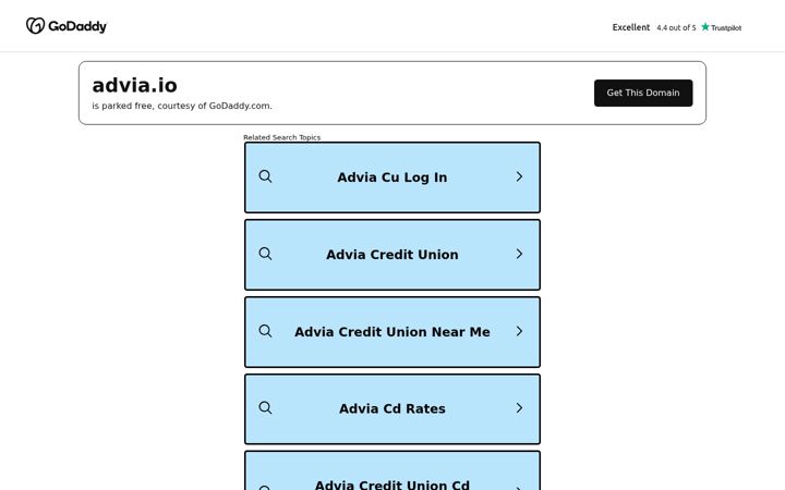 Screenshot of advia.io