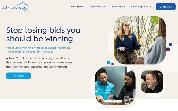 Screenshot of advice-cloud.co.uk