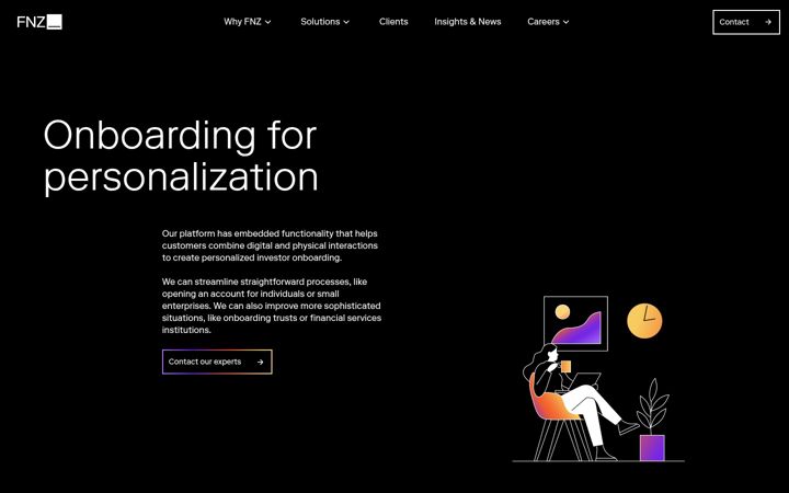 Screenshot of advicefront.com