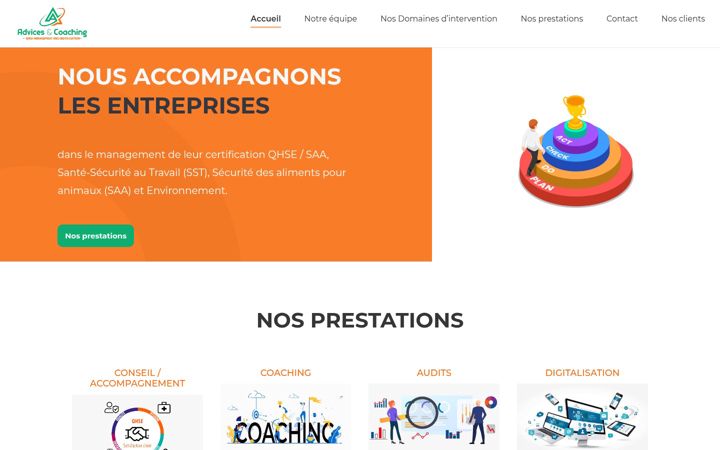 Screenshot of advicesandcoaching-qse.com