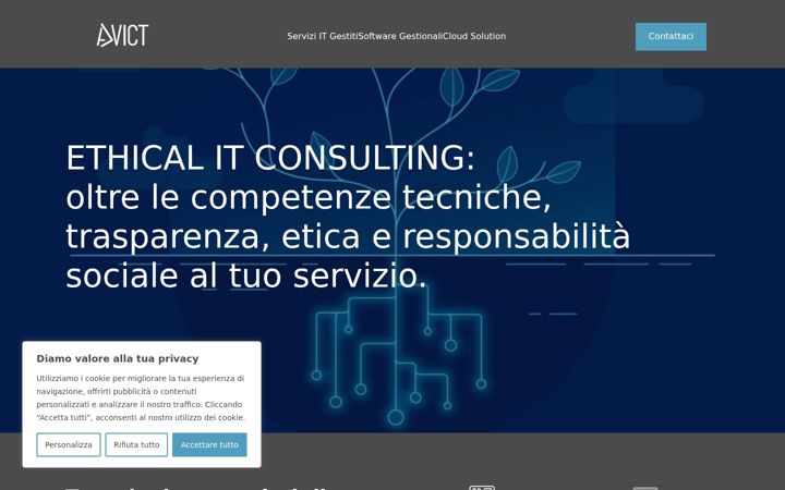 Screenshot of advict.it