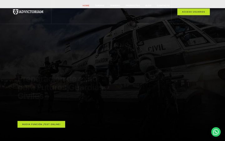 Screenshot of advictoriam-gc.com