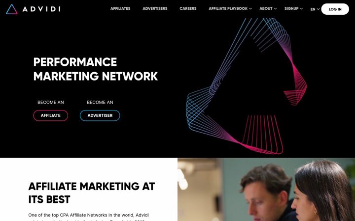 Screenshot of advidi.com